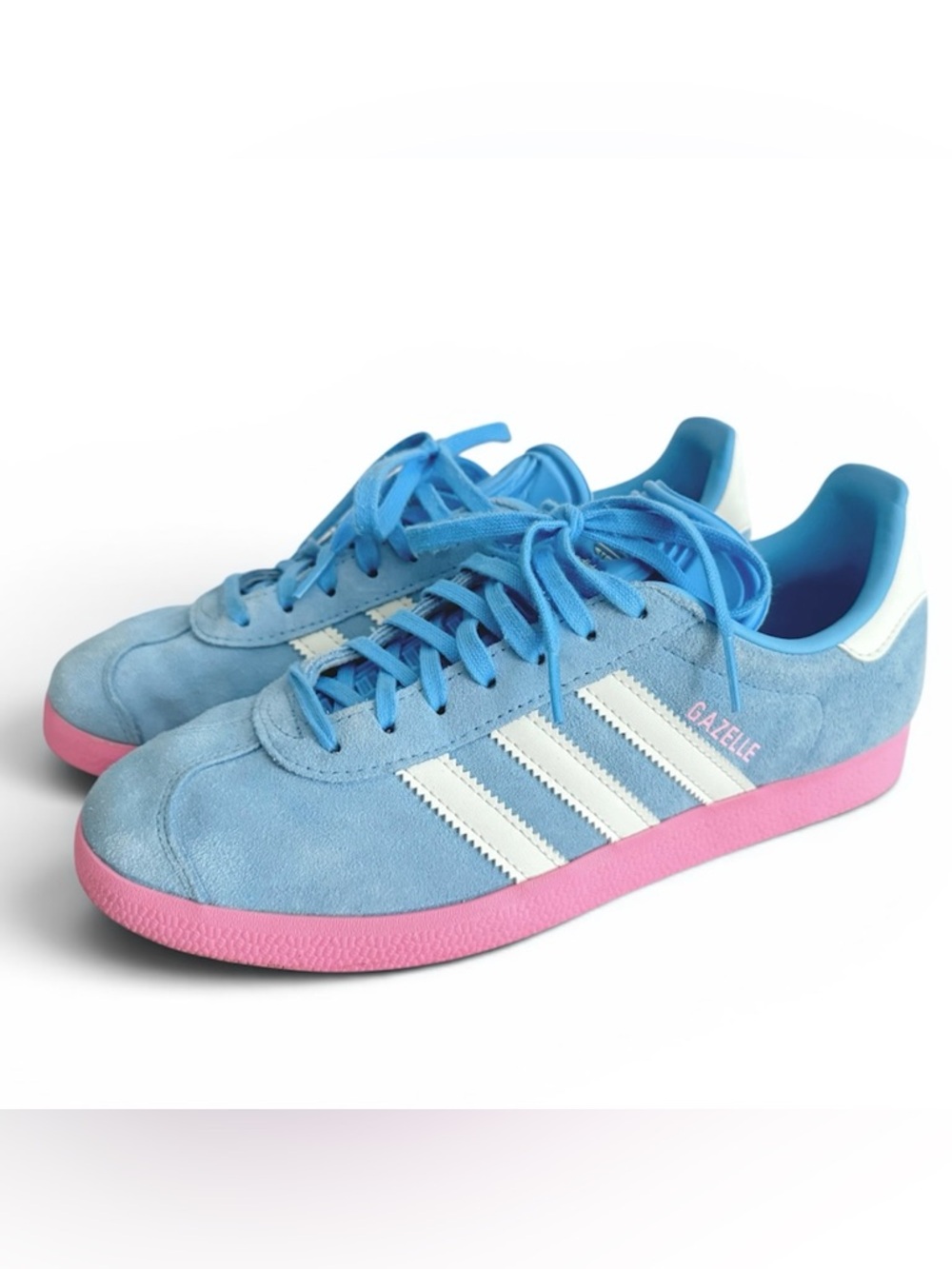 Adidas Gazelle Inter Miami CF Third Kit - Blue/Pink - Men’s Size 7 (Women’s 9)